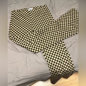 Urban Outfitters Knit Checkered Pants